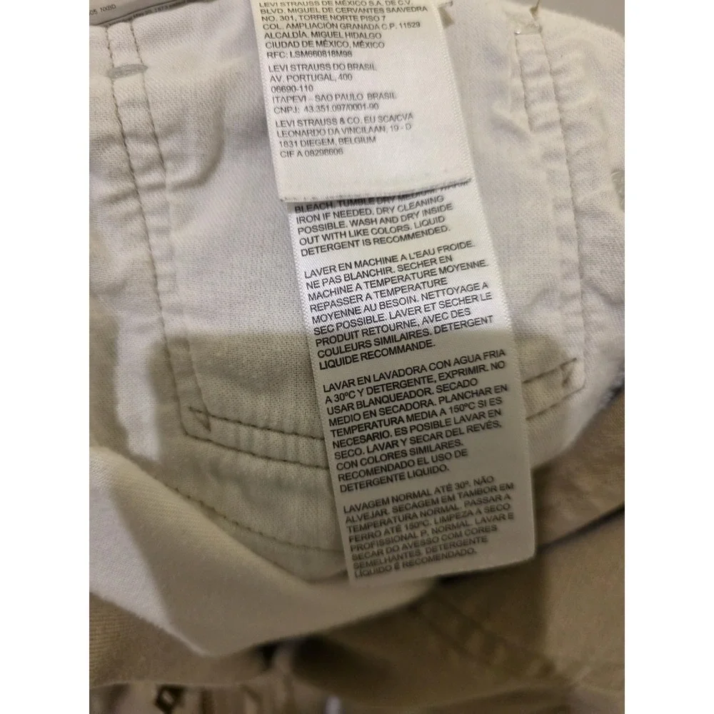 Levi's 541 Men's Jeans 36/30 Camel Brown 5 Pocket Zipper Fly